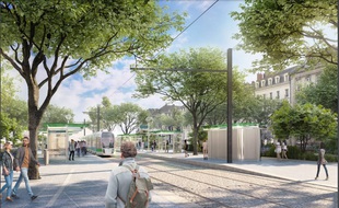 La station Commerce (ligne 1) ressemblera un peu à celle de Duchesse-Anne