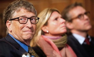 Bill Gates, co-fondateur de Microsoft, à Amsterdam le 26 janvier 2016.