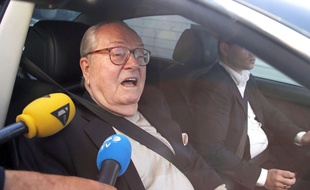 Jean-Marie le Pen,le 4 mai 2015. AP Photo/Michel Euler.