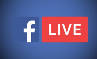 Le logo du service de vidéos en direct de Facebook