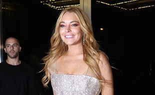 Lindsay Lohan lors de l'inauguration de sa boîte de nuit à Athènes