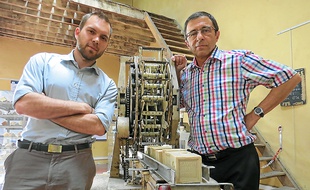 Raphaël Seghin et Bernard Demeure, le nouveau et l'ancien patron.