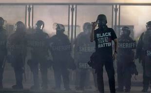 Une manifestation à Kenosha (Etats-Unis), le 25 août 2020, contre les violences policières.