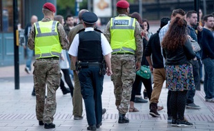 Illustration de la police militaire royale britannique