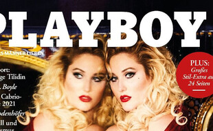 Le mannequin Hayley Hasselhoff en couverture de «Playboy»