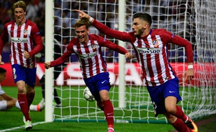 L'attaquant de l'Atletico Madrid Yannick Fereira-Carrasco, le 28 mai 2016, contre le Real Madrid;