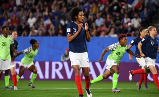 Wendie Renard après son péno manqué contre le Nigéria.