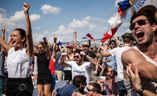 Faute de fan-zone à Lyon, les supporteurs des Bleus devront trouver d'autres solutions pour voir le match entre la France et la Belgique. Crédit:Tristan Reynaud/SIPA