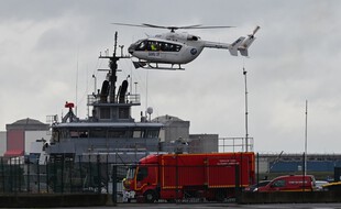 De gros moyens ont été mobilisés pour secourir les naufragés, le 27 octobre 2020 à Dunkerque.