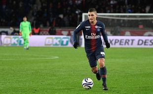 Marco Verratti s'est blessé lors de PSG-Guingamp, le 19 janvier 2019.