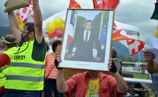Le portrait d'Emmanuel Macron avait eu lieu en février dernier à la mairie du 2e arrondissement de Lyon.