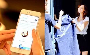 Le site pressing privé récupère les vêtements à domicile