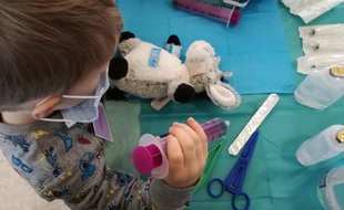 L’hôpital des nounours est animé par des étudiants bénévoles au sein de l'Université Paul-Sabatier.