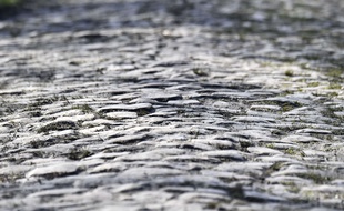 Illustration des pavés de Paris-Roubaix.