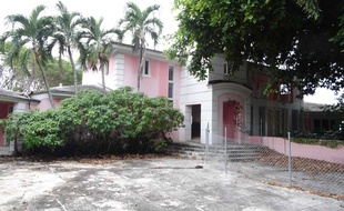 Une maison de Miami Beach (Etats-Unis) ayant appartenu au baron de la drogue Pablo Escobar.