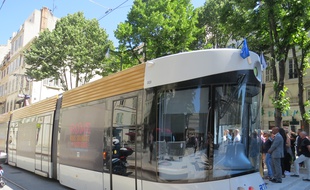 L tramway de la rue de Rome.