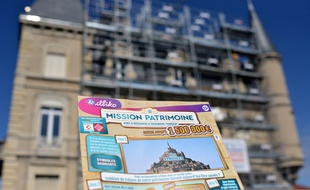 Le jeu de grattage «Mission patrimoine», initié par Stéphane Bern, a été lancé le 3 septembre 2018.