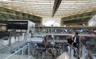 Le Forum des Halles à Paris, le 4 septembre 2017.