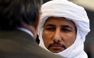 Bilal Acherif, Secrétaire général du Mouvement national de libération de l'Azawad (MNLA), le 1er mars 2015 à Alger