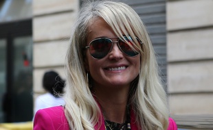 Laeticia Hallyday, le 16 octobre 2018, à Paris.