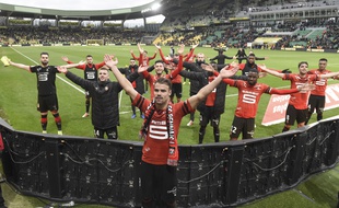 La joie des Rennais à la Beaujoire.