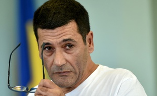 Gilbert Chikli après son arrestation en Ukraine, en 2017