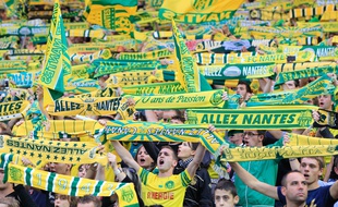 Les supporters du FC Nantes lors du match FCN-PSG