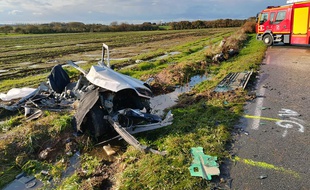 Trois jeunes frères ont perdu la vie dans un accident de la route à Ploudaniel dans le Finistère, le 15 novembre 2019.