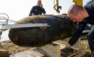 Les deux bombes américaines ont passé plus de 70 ans au fond de la Rance.