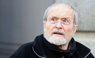 Maurice Agnelet sortant du tribunal de Rennes, le 10 avril 2014.