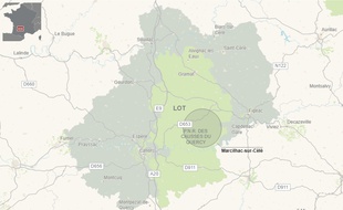 Le drame s'est produit au niveau de la résurgence du Ressel, sur la commune de Marcilhac-sur-Célé