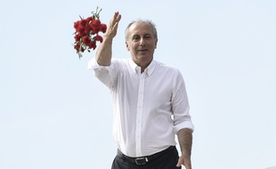 Le leader de l'opposition Muharrem Ince, le 16 juin 2018 à Istanbul.