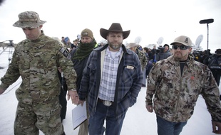 Le militant américain anti-gouvernement Ammon Bundy, le 3 janvier dans l'Oregon.