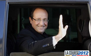 François Hollande candidat à l'élection présidentielle 2012, le 6 février 2012.