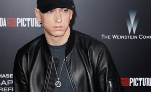 Le rappeur Eminem à New York.