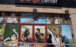 Un magasin de l'opérateur de téléphone Partner, à Jerusalem le 4 juin 2015