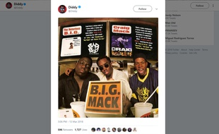 Notorious B.I.G., Diddy et Craig Mack dans les années 90.