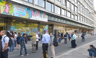 Un forum étudiant le 13 septembre 2014 à Paris.