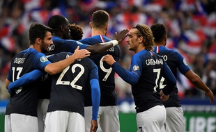 Les Bleus face à Andorre, le 10 septembre 2019 au Stade de France.