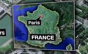 Philippe Corbé, corresponsdant pour RTL aux États-Unis, a repéré cette erreur quelque peu cocasse