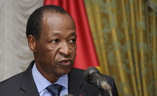 Le président burkinabè Blaise Compaoré, le 26 juillet 2014 à Ouagadougou