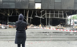 La bibliothèque du quartier Malakoff incendiée