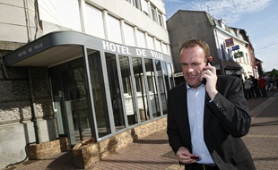 Le maire (FN) d'Hénin-Beaumont, Steeve Briois.