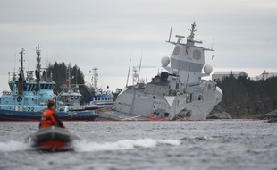 Les deux navires sont entrés en collision le 8 novembre 2018.