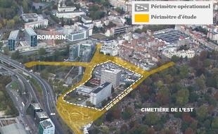 Le quartier du Ballon où siège la Métropole européenne de Lille.