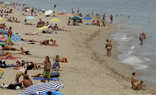 La plage de Leucate (Aude), où le maire a pris le 16 août 2016 un arrêté