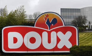 Le siège social du groupe volailler Doux, à Châteaulin dans le Finistère.
