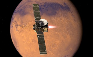 L'orbiteur TGO de l'Agence spatiale européenne (ESA).