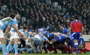 La France contre l'Argentine lors d'un match amical à Lille en 2012.
