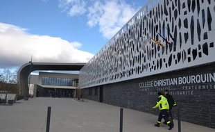 Au collège de Millas, ce vendredi.